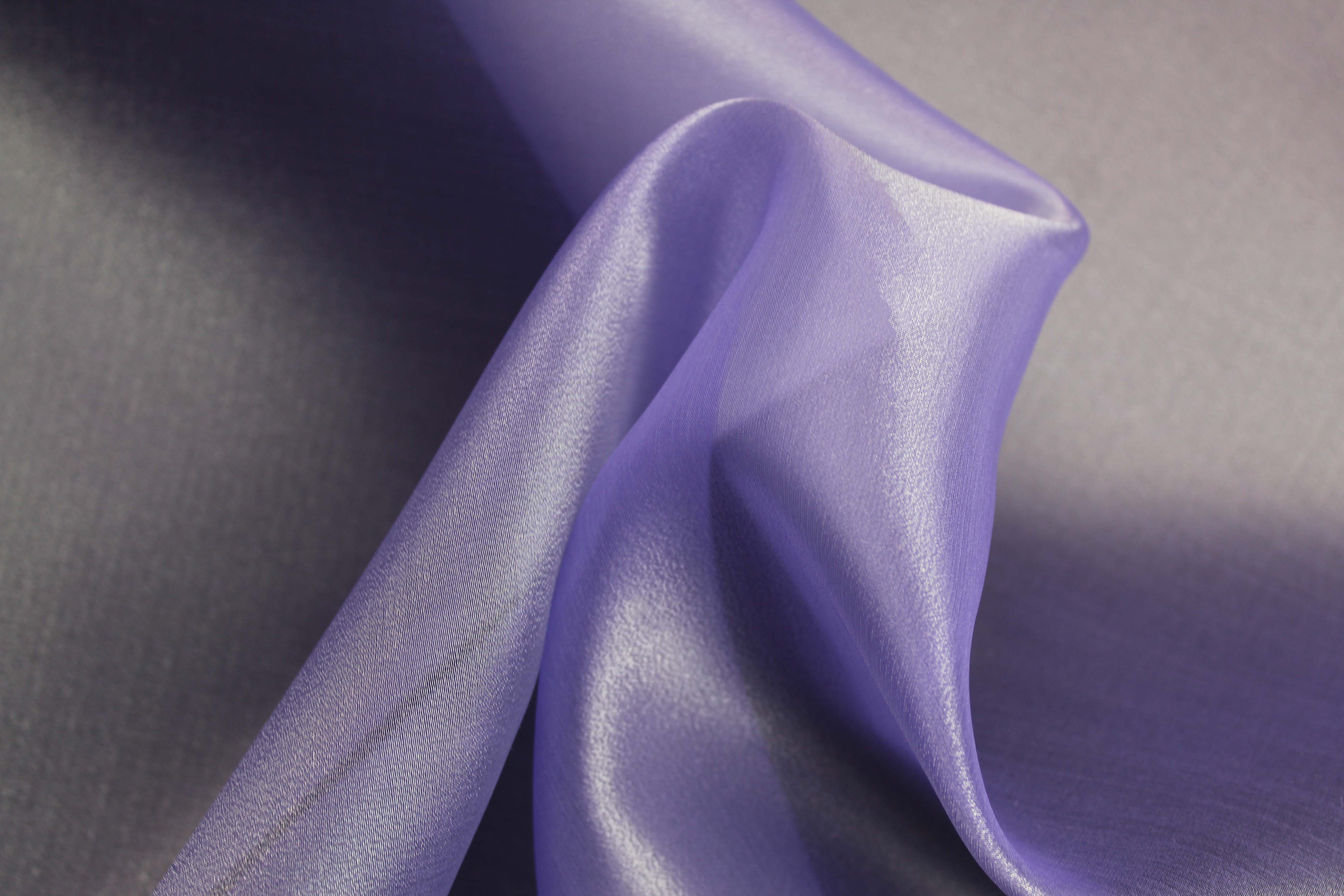 METALLIC ORGANZA - MAUVE